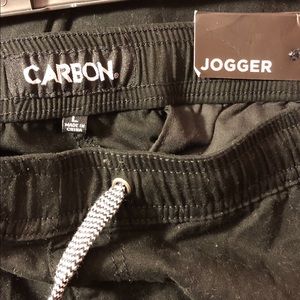 Carbon black joggers